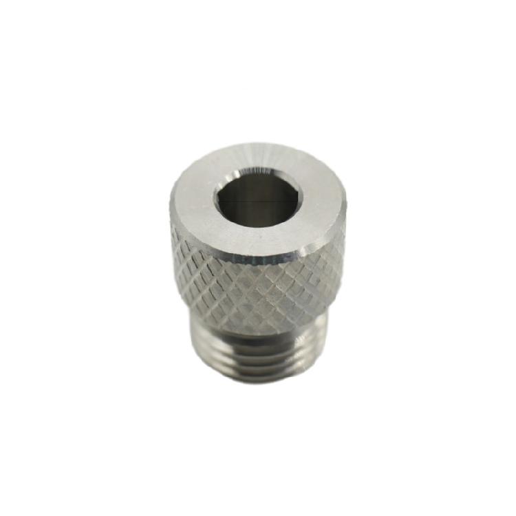 Precise Stainless Steel Drill Sleeve Drill Bushing 8Pcs 3-10mm Diameters M14x1.5 Threads NonSlip Textured Surfaces