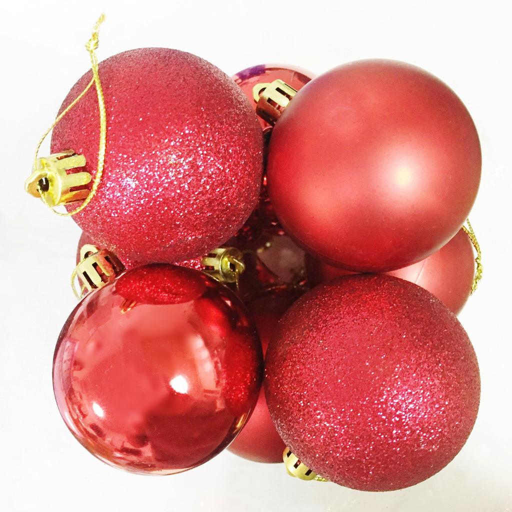 Madrugada Christmas Ornament Set Colors Tree Ball Christmas Party Includes 2 Tattoo S325 Balls, 24-Piece (11 Available), Decorations, Ornaments,