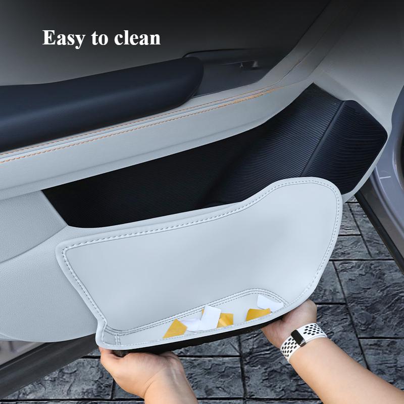 For BYD Song Plus Pro DMi EV Car Door Slot Storage Box Leather Door groove Protective Pad Storage Barrel Interior Accessories