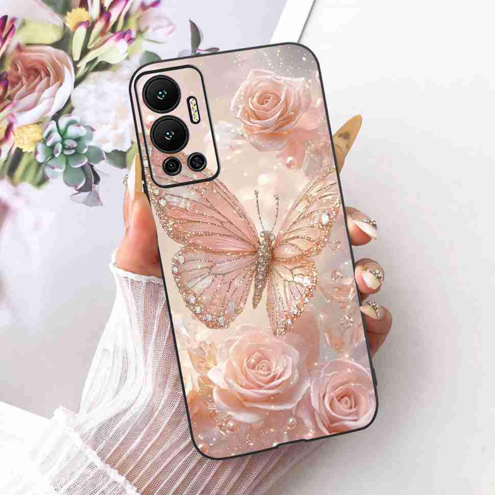 For Infinix Hot 12 Case 2022 Animal Painted Cover Soft Silicone Phone Case For Infinix Hot 12 Hot12 X6817 X6817B Shell