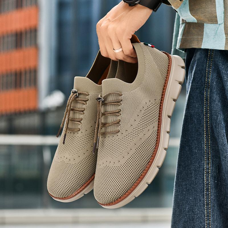 TUINANLE Herren Sneaker Übergröße 40-50 Schuhe Lässige Sneaker Atmungsaktive Mesh-Schuhe