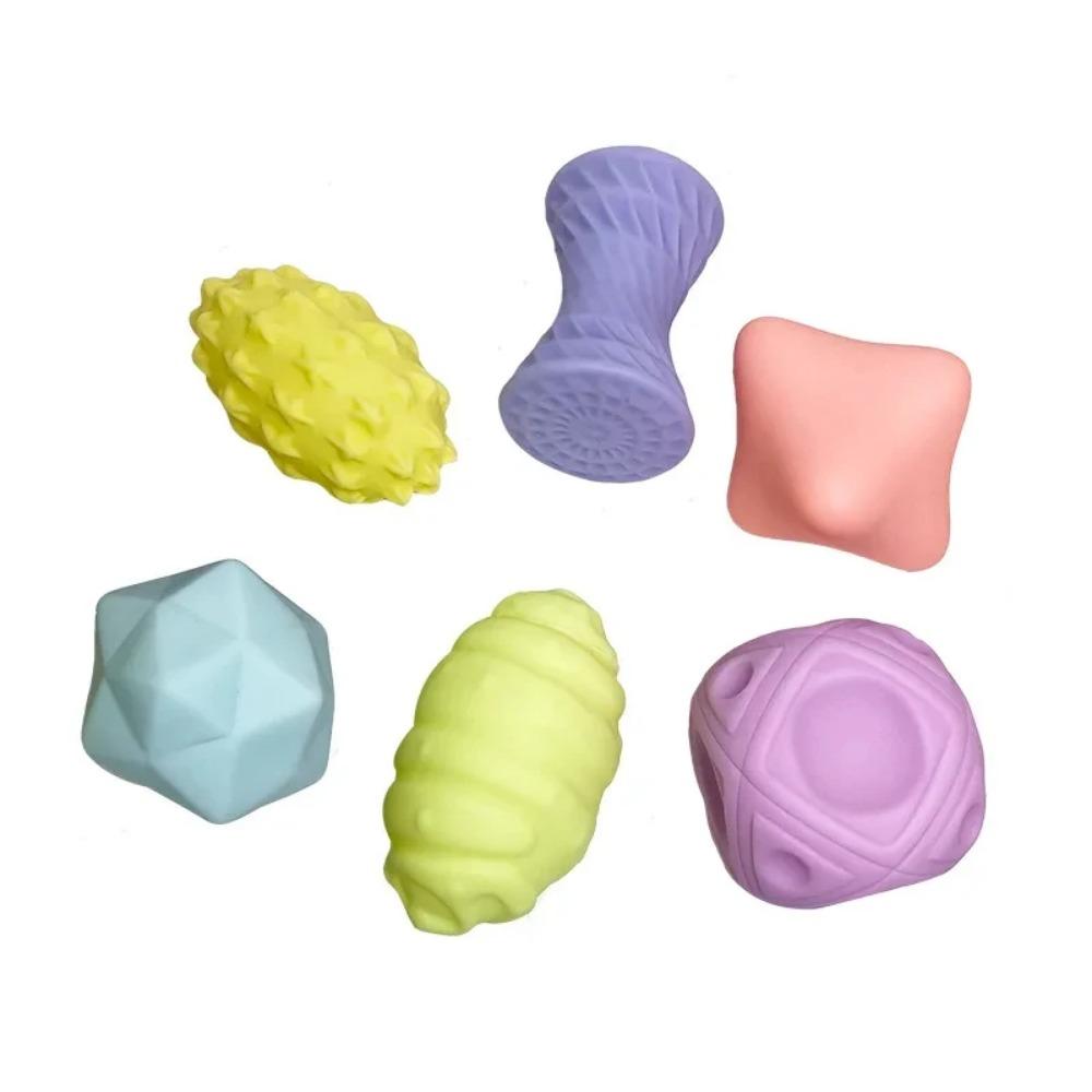 Sensory Balls for Baby Touch Hand Ball Massage Soft Textured Balls Baby Hands Squeeze Balls Set Develop Kid's Tactile Senses Toy