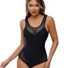 New European and American Slim-fit Sexy Conservative One-piece Swimsuit Swimsuit Female Hair