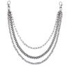 Stylish Multilayer Metal Chain Pants Accessory - Punk & Hip Hop Fashion