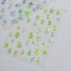 5D Ocean Nail Sticker Vacation Starfish Shell Coral Pearl Self-adhesive Nail Art Decal Fresh Seaside Vibe Manicure