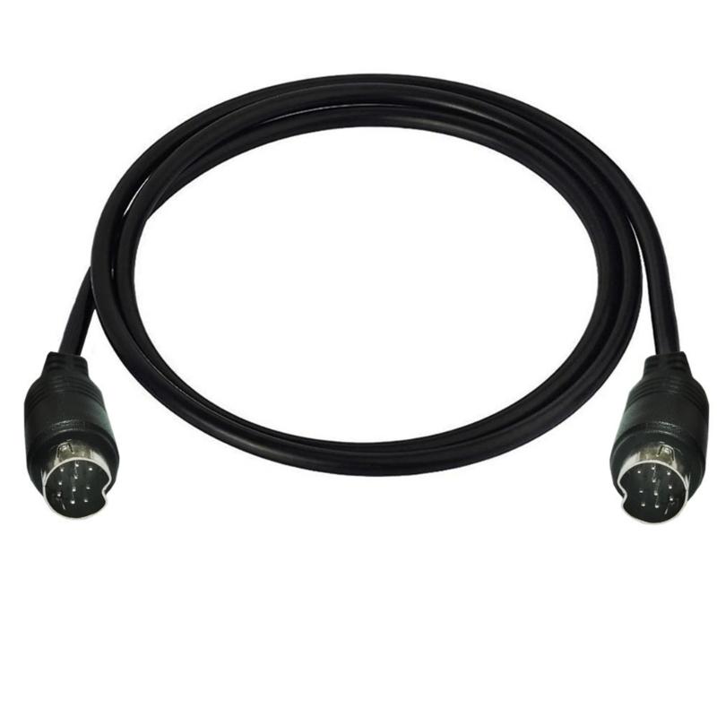 3/1.5/1/0.5m S-video Cable Male To Male 10Pin Mini DIN Computer Connector TV Cable For Projector VCR DVD Nickel Plated