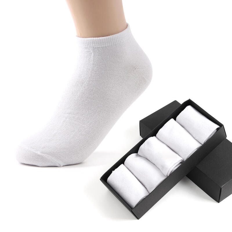 Standard Herren Knöchelsocken (10 Paare) (Weiß)