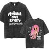 Hot Karol G Bichota Music Album Washed T Shirt Hip Hop Fashion Men Women Cotton Men Women Clothing Classi high quality soft tees