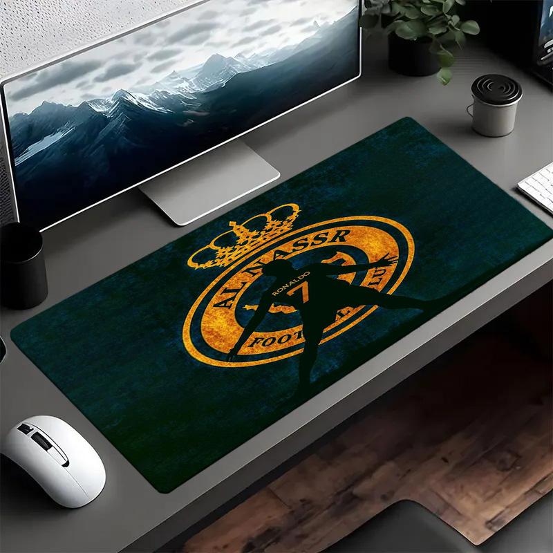 Al-Nassr Football Club Mouse pad Mouse pad, Gaming Mouse Pad, keyboard pad, Desk Decor for computer notebook Fan Gift Birthday Gift