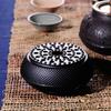 Small Dot Cast Iron Teapot Warmer Stove Heating Base, Tea Pot Holder