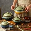 Ruhan Ceramic Lard Pot with Handles