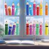 Colorful Pencil Theme Static Adhesive for Classroom Glass Stickers