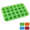 Silicone 24 series mini cake mold porous round Muffin cup baking tray jelly DIY baking mold