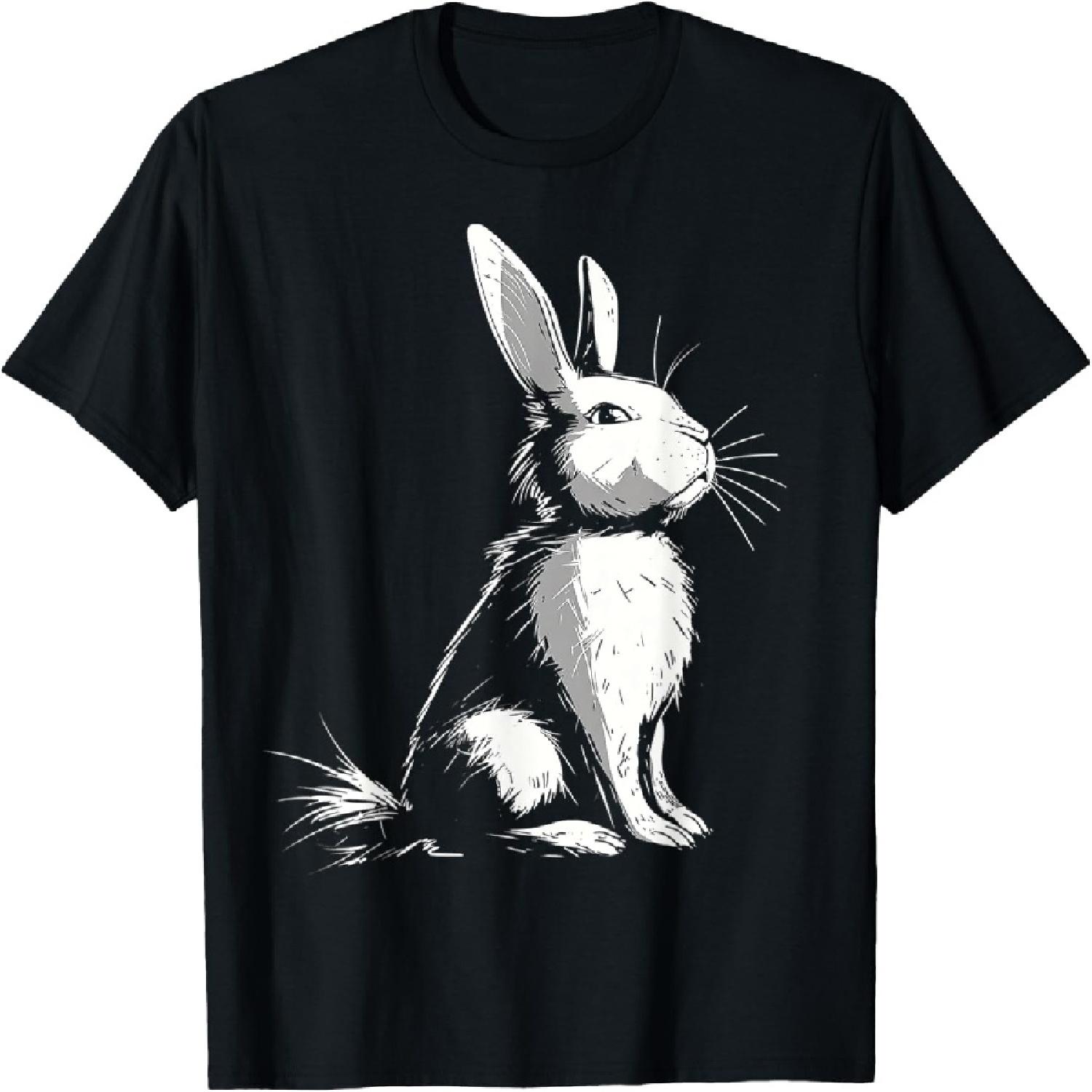 Кролик Животное Зоопарк Искусство Кролик Футболка(1) S