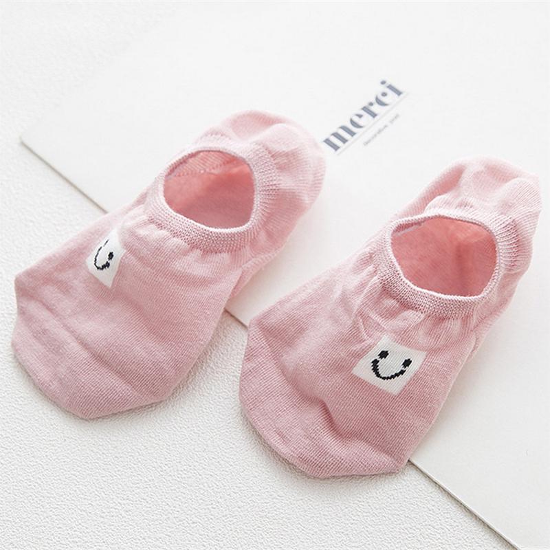 5 Pairs/lot Women Socks Candy Color Small Animal Cartoon Pattern Boat Socks Casual Girl Funny Socks