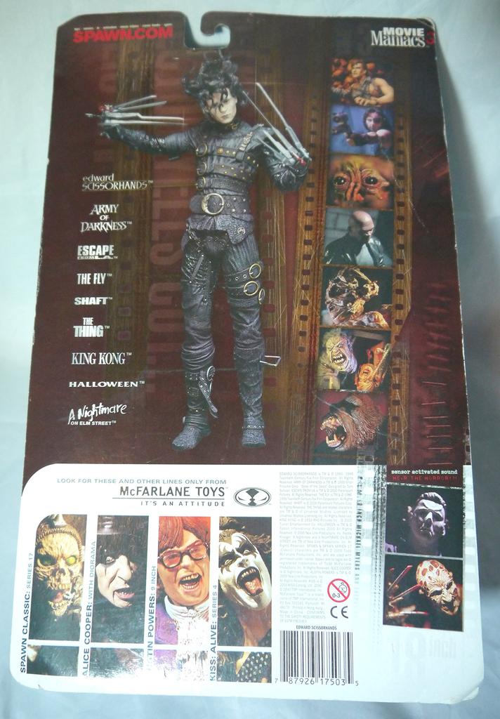 McFarlane Toys Movie Maniacs Edward Scissorhands Figure 7"