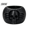Versatile Small Item Storage Box Halloween Skull Pumpkin Pen Holder, Gothic Decorative Pencil Cup, Spooky Funny Party Gift Desk Organizer for