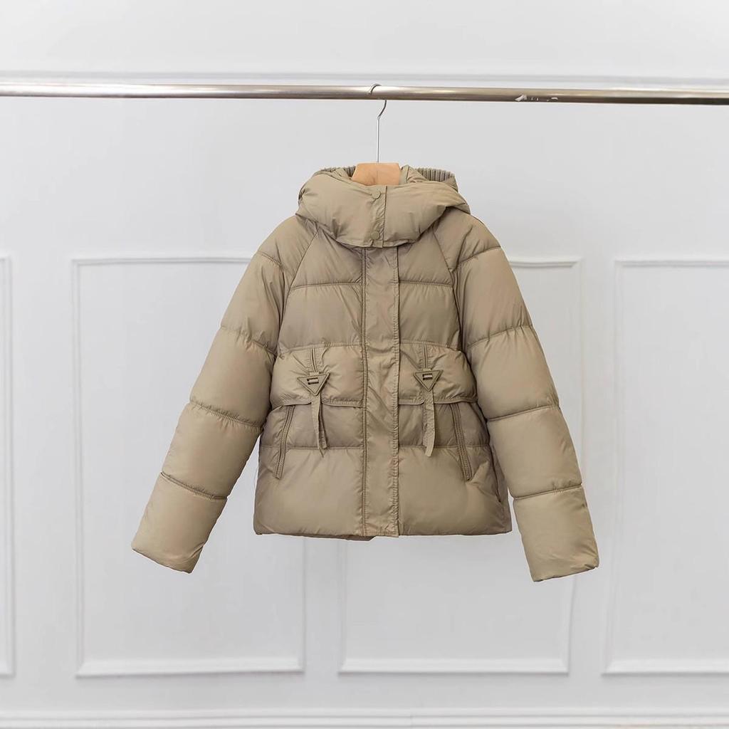 Women's 2025 Winter Short Stand-Up Collar Cotton Jacket - Trendy Thickened Bread Coat