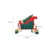Christmas Wooden Advent Calendar, Countdown To Christmas With 24 Drawers, Sleigh Shape Christmas Tree DIY Advent Calendar With Lights