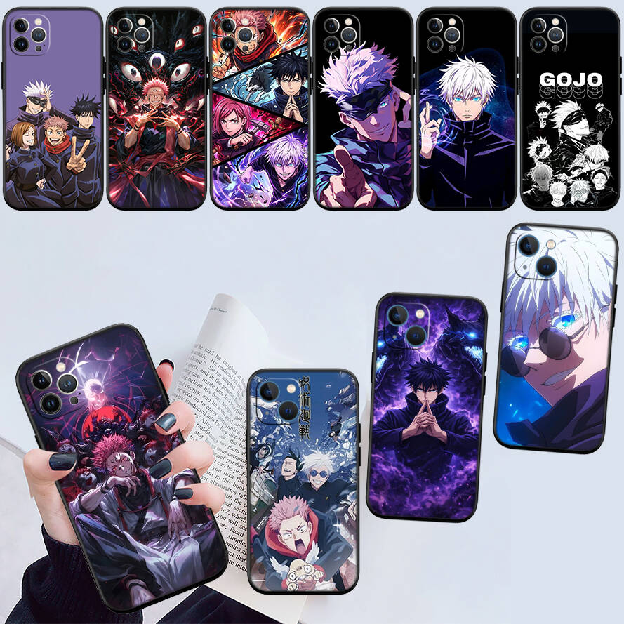 Anime Gojo Jujutsus Shockproof Phone Case for Redmi Note 8 8T 9 9A 9C 9T 9S 10 11 11S 10C 10X 10A 10T Pro Max Plus Prime