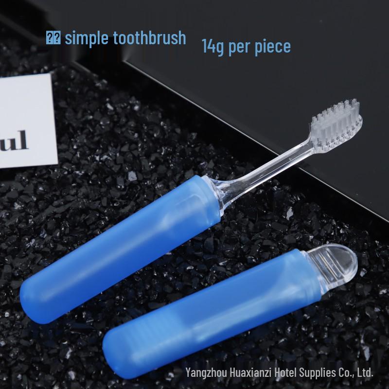 Compact Folding Travel Toothbrush Set with Soft Bristles - Colorful Family Pack for Hotel and Business Trips