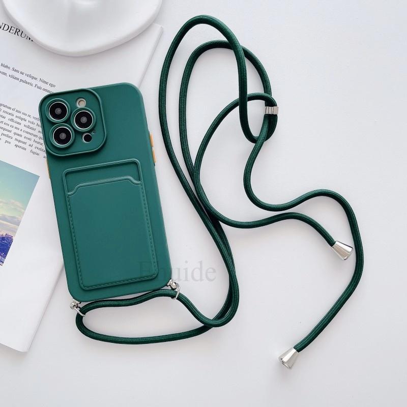 Candy Strap Case for Samsung Galaxy S24 S23 Ultra S22 Plus S21 S20 FE A54 A34 A55 Crossbody Lanyard Neck Cord Card Silicon Cover