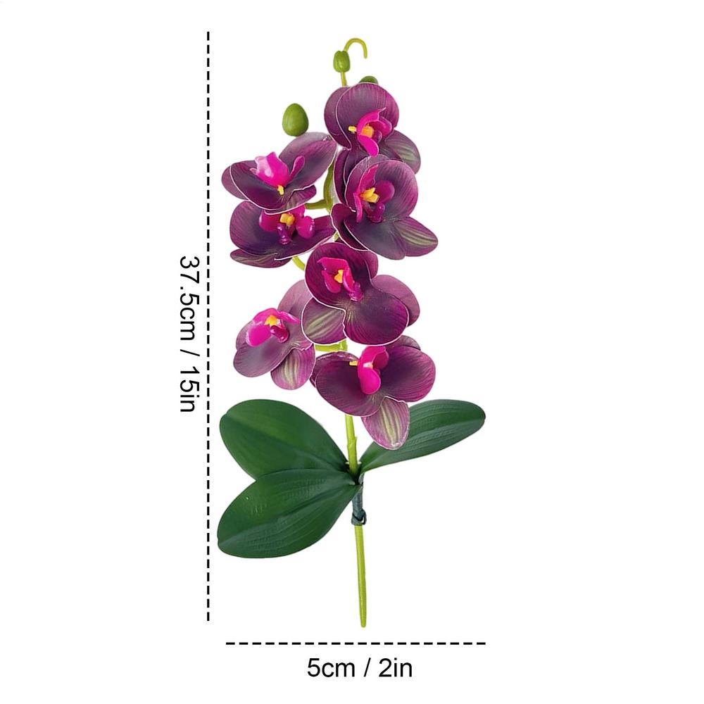 Realistic Artificial Flowers Phalaenopsis Orchid Realistic Aesthetic Artificial Flowers For Decoration For Indoor Outdoor Home