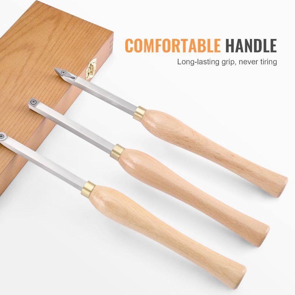 Set scule strung lemn cu vârf ascuțit din aliaj dur, îndoire lemn, margini multiple ascuțite, gât de lebădă, sculă de golit, rotativ robust