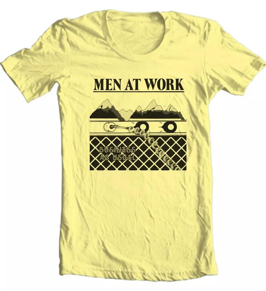 Men At Work 80s Tour Gift For Fan Collection Unisex T-Shirt XL