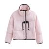 Women's loose small cotton-padded clothes in the stand-up collar, short styles in winter, thickened new bread cotton-padded jackets.