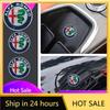 Car Stickers For Alfa Romeo Car Steering Wheel Badge Stickers Car Door Handle Label Decal For Alfa Romeo 159 Giulietta Giulia 14