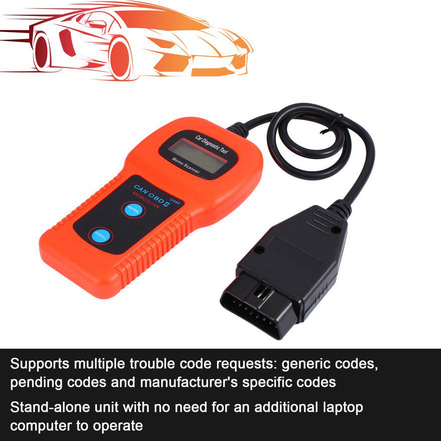 Buy PAU U480 Memo Scanner OBD2 Code Reader Car Diagnostic Tool