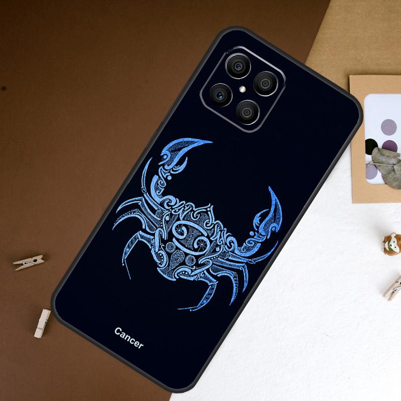 Zodiac Sign Case For Honor Magic 5 Lite Magic 6 Pro 50 70 90 X6 X7 X8 X9 8X X7a X6a X8a X9a X9b Cover