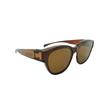 7163 Overglasses Polarized Sunglasses Lightweight Stylish Cover Glasses UV Protection 62 Size Temple 155 TR90 [OTC.web] (02 Brown/BR (Polarized))