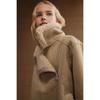 ELLE KIDS Girls' Faux Suede A-Line Winter Jacket