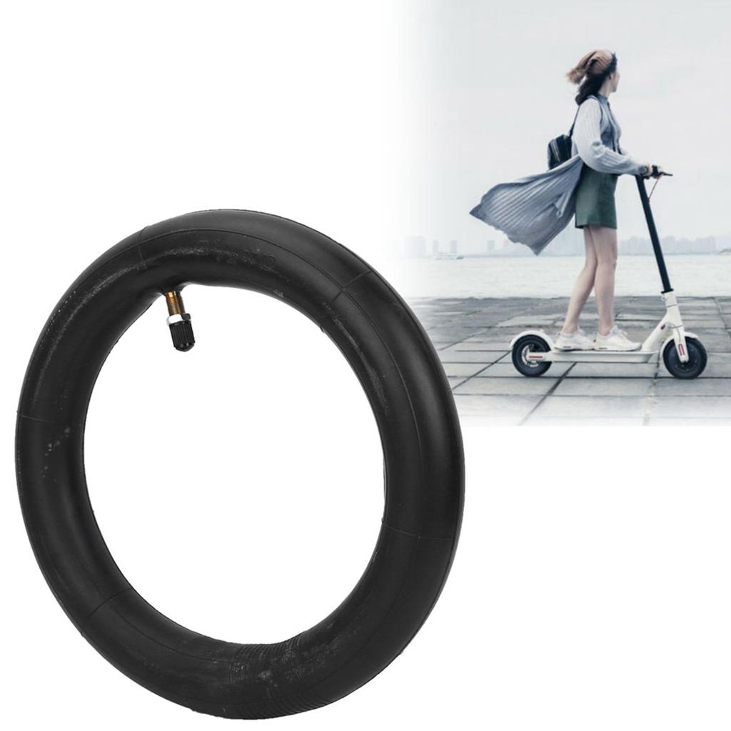 Butyl Rubber Inner Tube, Lightweight, , Anti Slip, with Valve, Compatible with Electric Scooter, Black