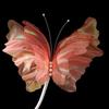 50cm Sztuczny Motyl Gigantyczna Jedwabna Organza Sztuczny Motyl Dekoracja Zewnętrzna Świąteczna Wystawa Trójwymiarowy Motyl