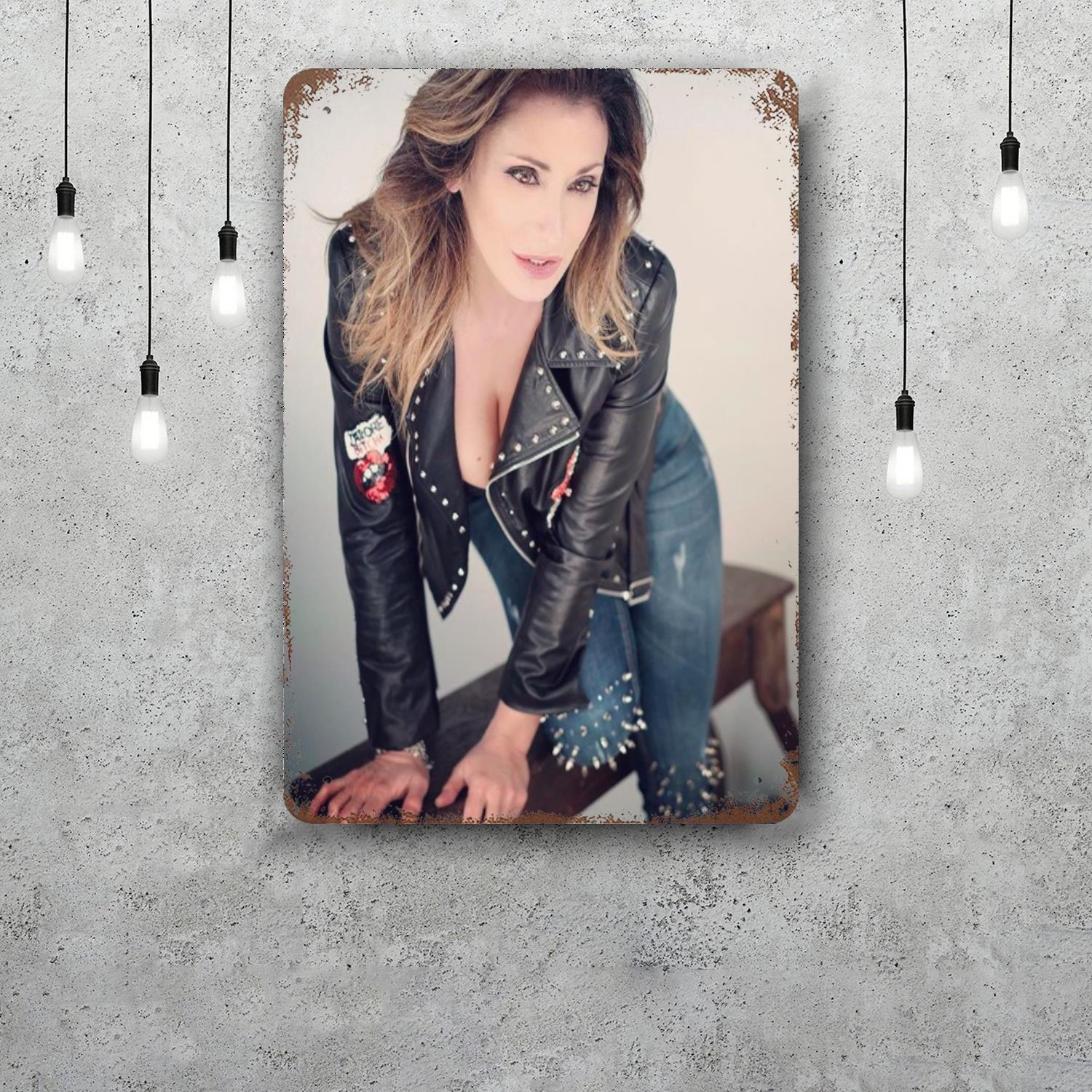 

Sabrina Salerno Retro Vintage Tin Sign Poster Decorative Plaque Metal Plate Wall Decor 20x30cm（7.8x11.8inch）