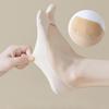 1/3 Pairs Women's Toe Splitting Invisible Boat Socks Ice Silk Non-Slip Low Cut Thin Breathable Sweat Absorbing Socks