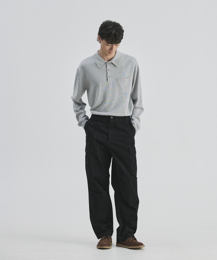 Guernsey Woollens Washed British Army Field Pants - Black