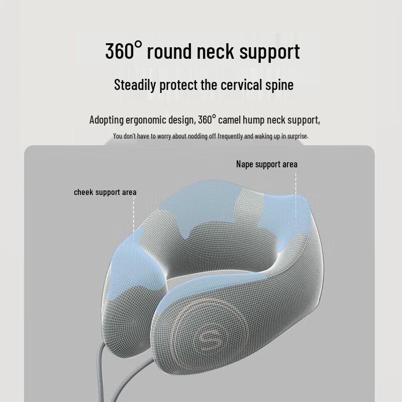 SKG N1 Deluxe Portable U-Shaped Neck Massage Pillow