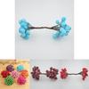 Vibrant Mini Christmas Foam Frosted Holly Berry Flower Bouquet For Holiday Cheer