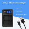 EN-EL15 LCD Double USB Charger for D500 D600 D610 D600E D7000 D7100 D7200 D800E Camera Charging Dock Accessories