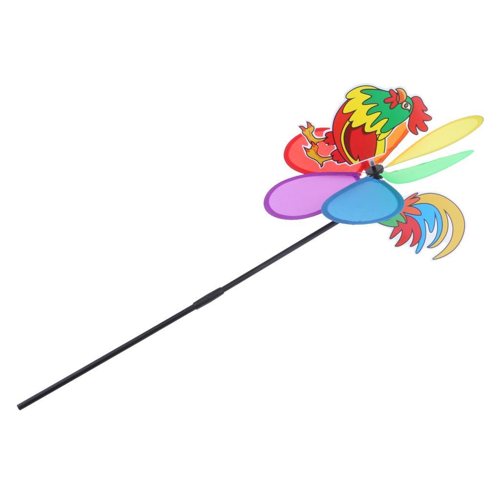 Vane Colorful Windmill Chime Whirligig Rotator Toys Children