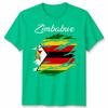 Zimbabwe Flag Unisex T Shirt Country Nationality Support Sports Pride Tee
