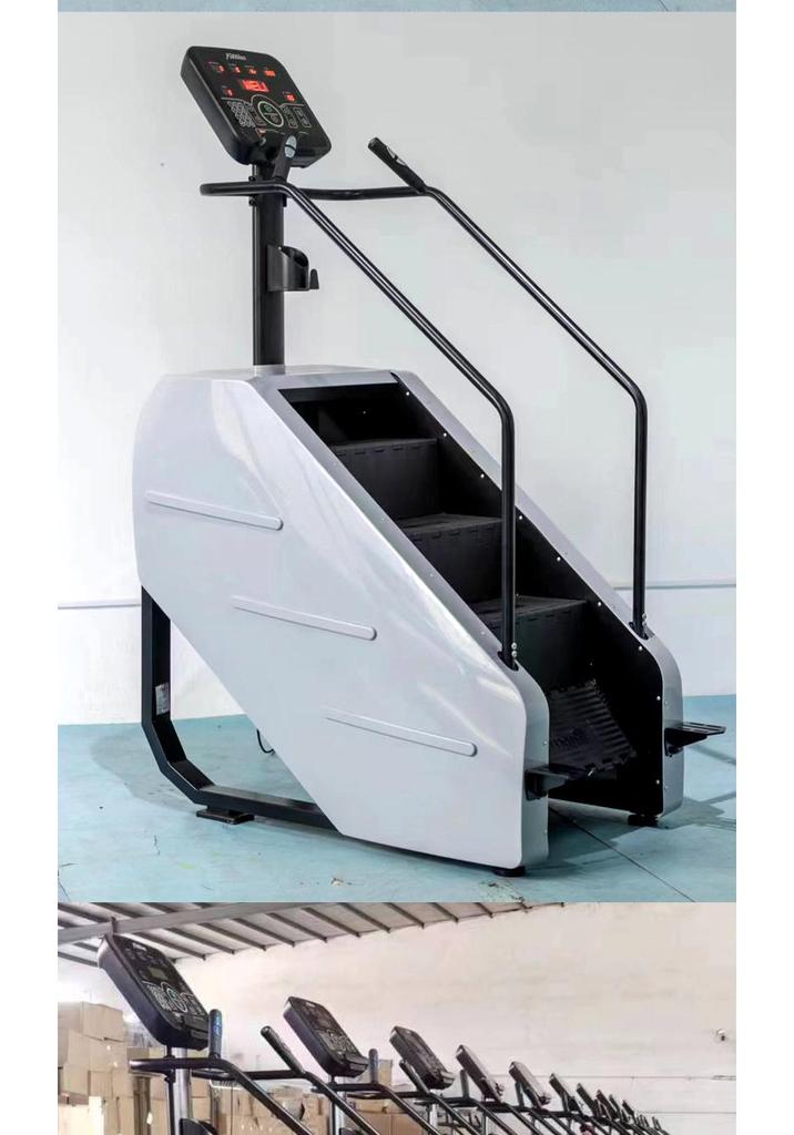 Indoor Stair Climber with LCD Display & Heart Rate Monitor