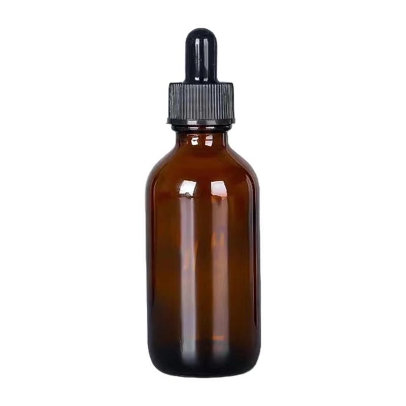 Practical Amber Glass Dispensing Bottle 15ml-500ml Friendly Leakproof Design For Lotions Sanitizers Cosmetics Storage