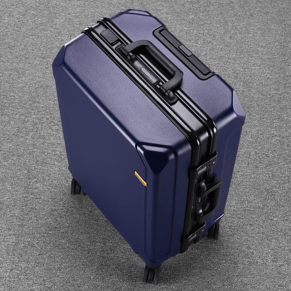 2025 Durable 20" Carry-on Aluminum Suitcase with Universal Wheels for Men and Women