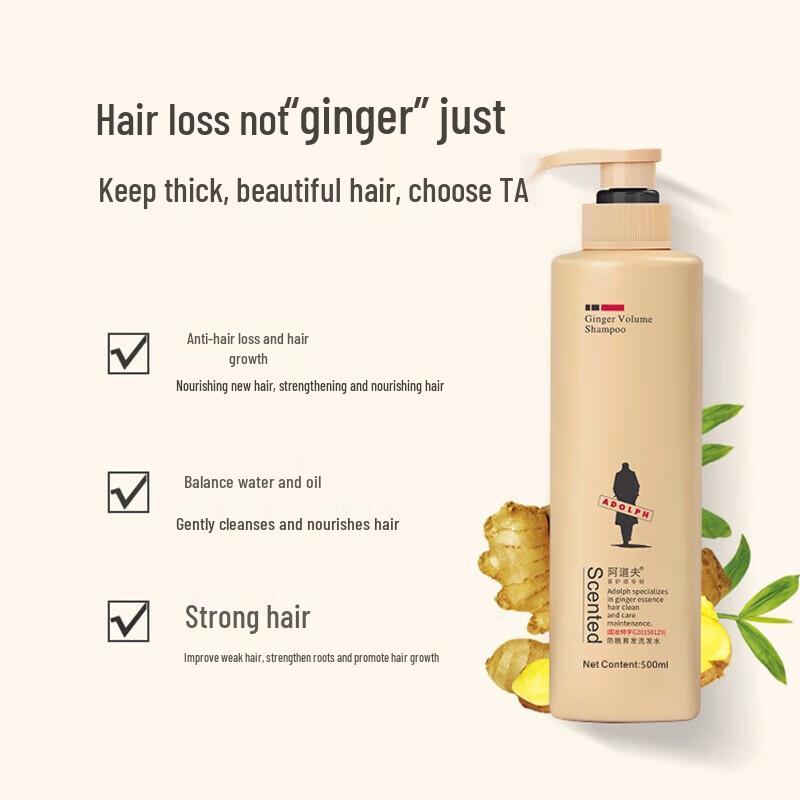 Adolph Ginger Care Anti-Hair Loss Shampoo
