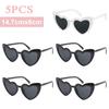 Bachelorette Party Sunglasses Wedding Bridal Shower Decor Hen Party Supplies Bride To Be Bridesmaid Gift Heart Shaped Glasses
